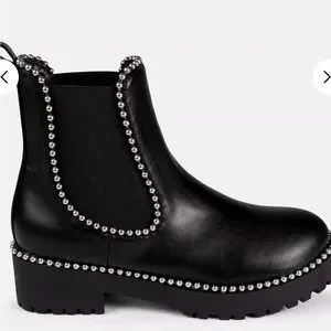 Womens Boots Ball Trim Chelsea Boots TXTURE Chelsea Boots Dark Brown